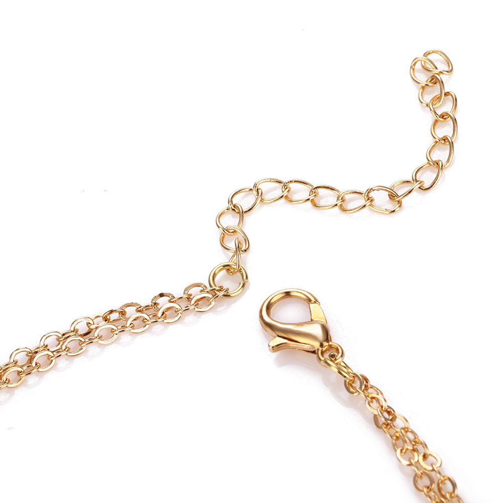 Golden Glow Multi-Layer Choker Necklace